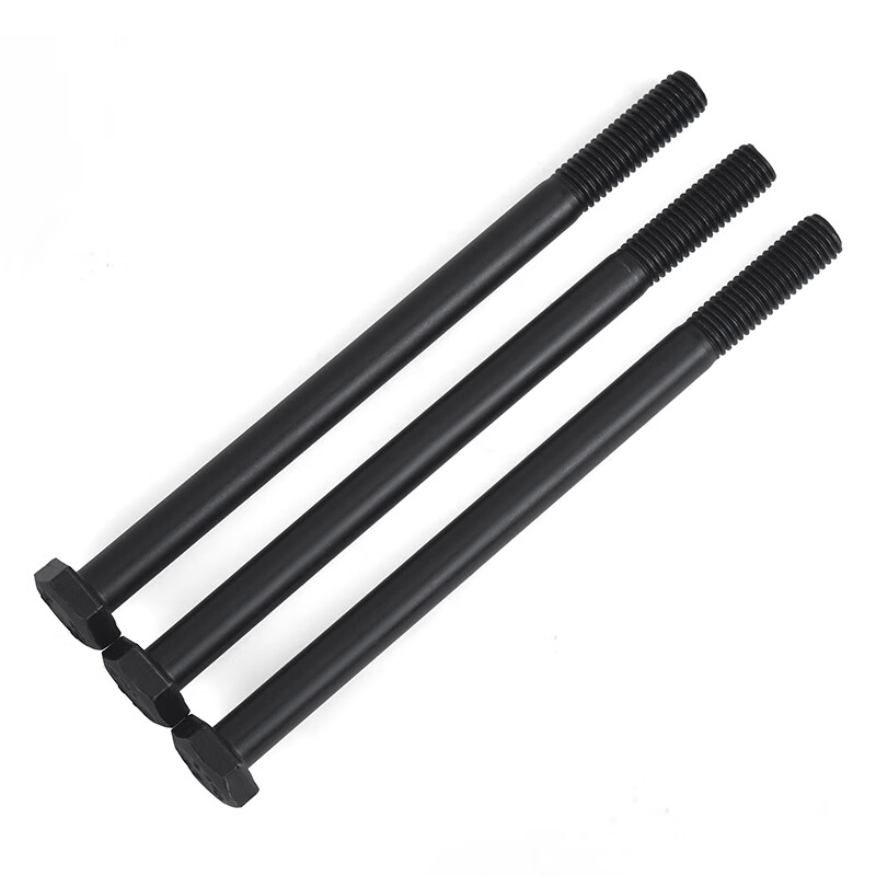 Jinggong (JINGGONG) 12.9 grade external hexagonal screw high strength full thread extended screw bolt M4M5M6M8M10-M36 M16*200 full thread (1 piece)