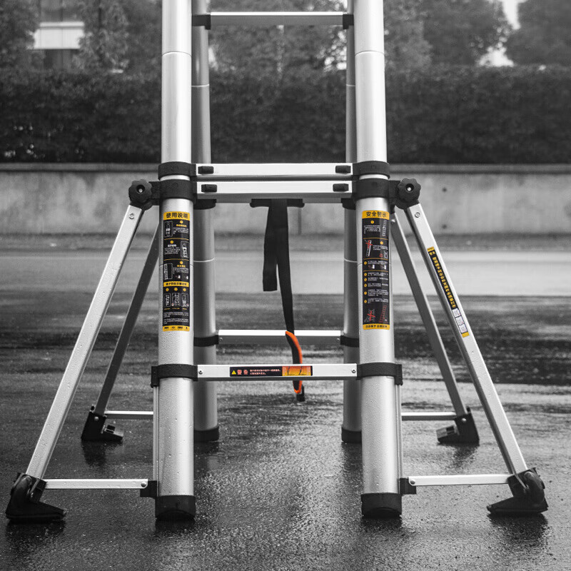 Magnesium midoli ladder multi-functional telescopic ladder folding ladder aluminum alloy engineering ladder household ladder climbing ladder straight ladder ML08-Z47