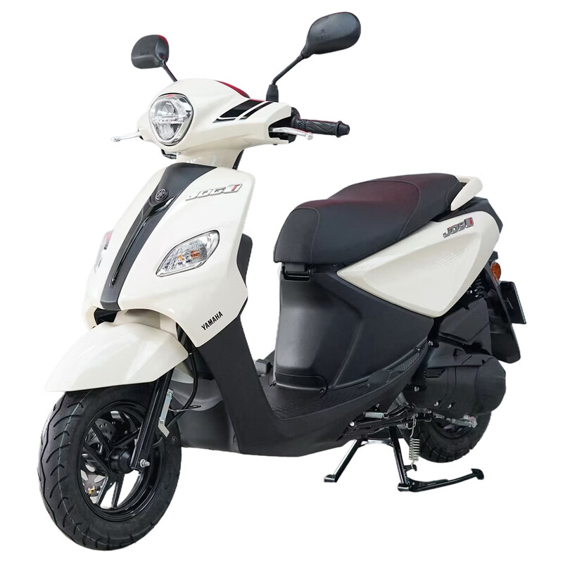 Yamaha Qiaoge iPlus125 pedal fuel motorcycle, fuel-saving commuter transportation, cost-effective, ivory white upgraded model