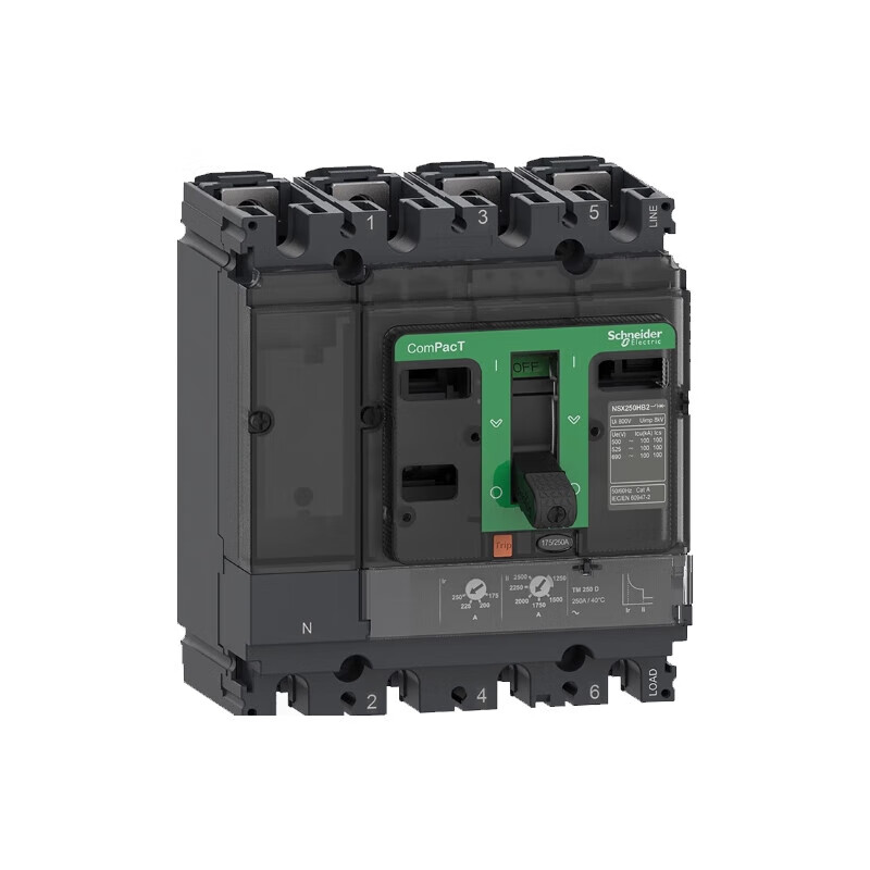 Schneider NSX molded case circuit breaker 100N air switch 3P/4P160N250H400N630F NSX100 TMD 16A F 36kA 3p