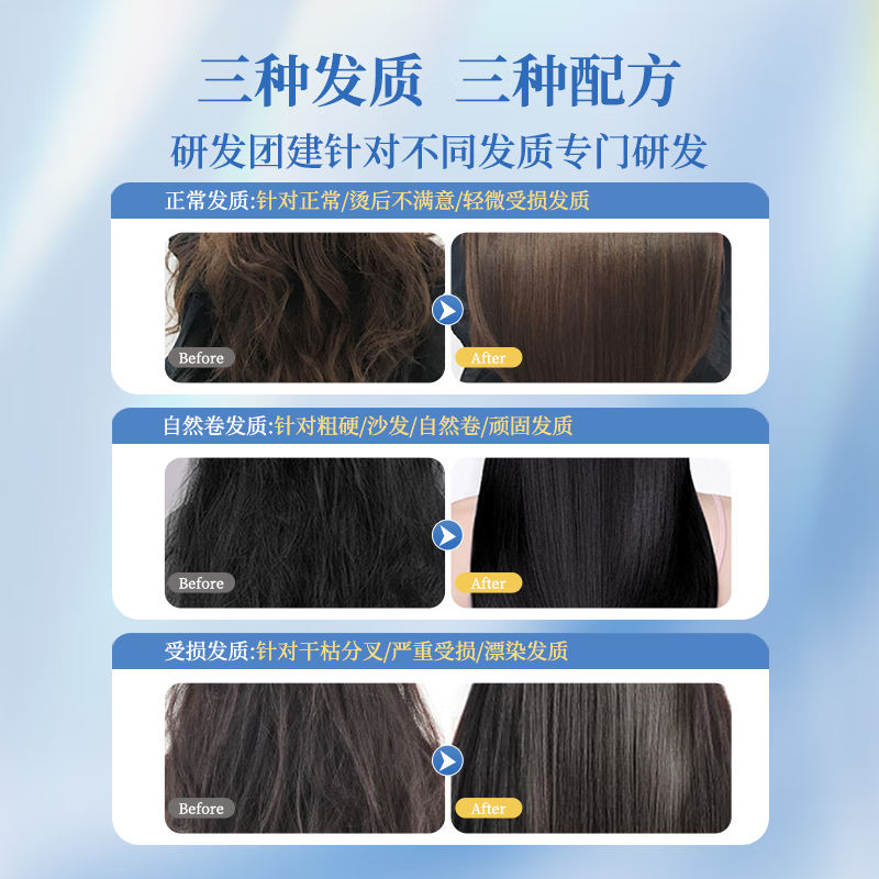 Welsh hair straightening cream protein correction straightening cream straightening comb no-pull no-perm softening cream one comb hair straightener natural curl special