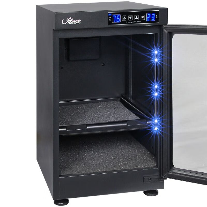 ABMCDC Aibo electronic moisture-proof box 30/40/50L SLR camera lens stamp drying box cabinet photographic equipment tea 35L new digital display electronic watch a partition and a mirror 0L