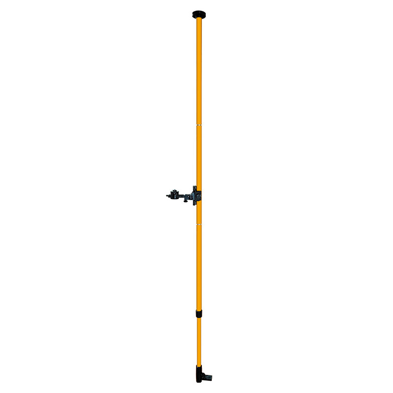 BEYZK thickened telescopic rod level bracket lifting rod accessories yellow 2.4 meters