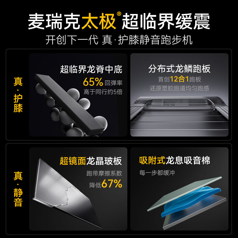 MERACH electric treadmill, home climbing gym, dedicated slope climbing machine sports equipment X5 Ultra, super critical cushioning - 12 degrees