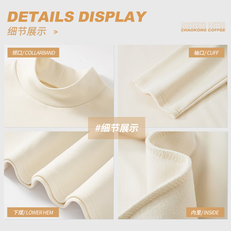 Jeanswest half turtleneck bottoming shirt for women 2025 new velvet thickened autumn and winter German velvet black inner long-sleeved warm autumn coat