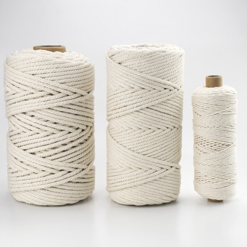 Hesdig JG-1101 Zongzi thread, cotton thread and rope material, tapestry braiding thread, diy hand-woven cotton rope, 2mm (200 meters/roll), Jingcang flash delivery
