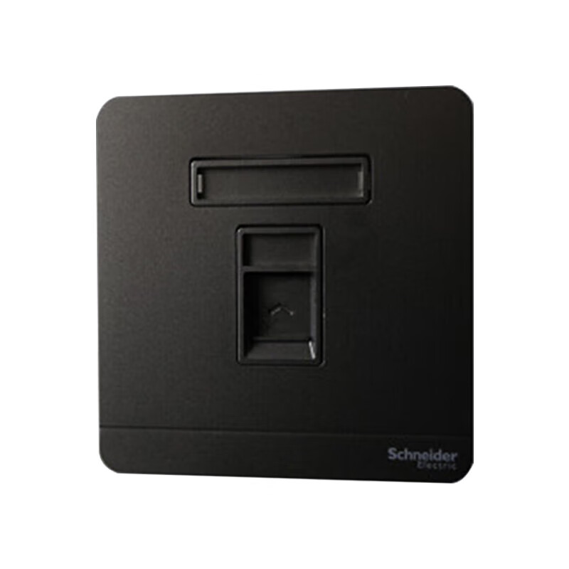 Schneider Yishang series deep space gray single-linked Category 5e information socket with protective door E8331RJS5_DG_C1 Single-linked Category 5e information socket Yishang deep space gray