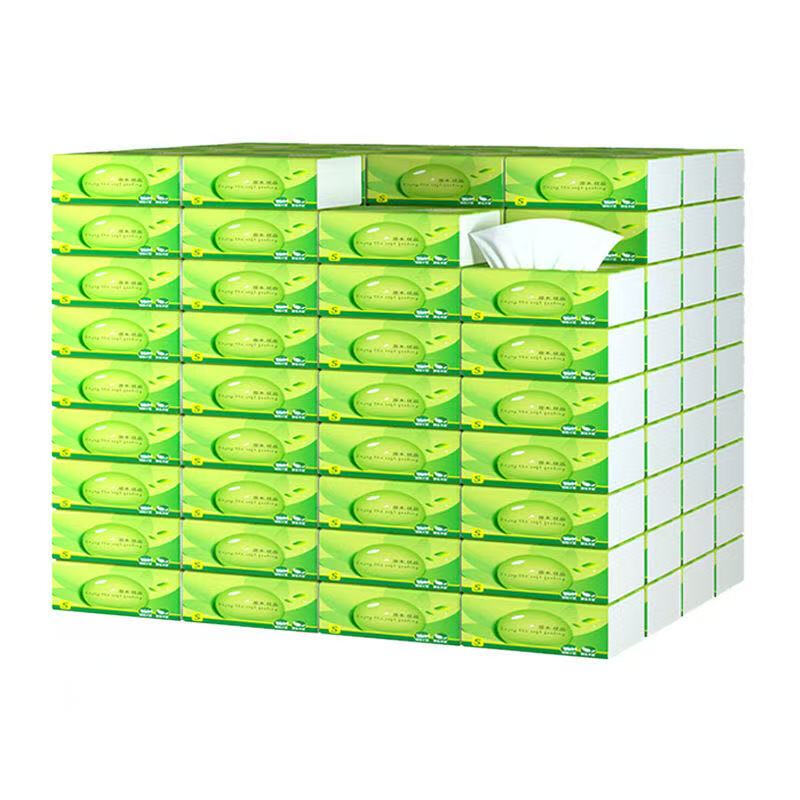 Tianwei 80 packs of newcomers 0.01 yuan large pack of paper towels for home use larger and thicker paper towels wholesale napkins facial tissue 4 layers 152 sheets * 4 packs