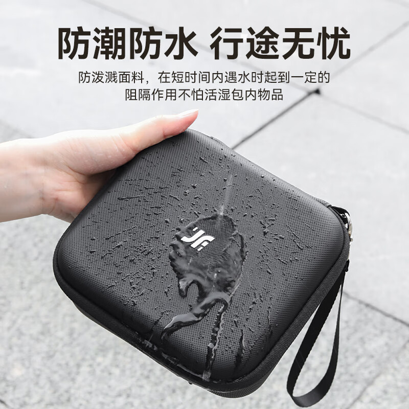 XFJI is suitable for DJI Osmo Nano mini storage bag dji nano sports camera standard bag full set of portable bag screen high-definition tempered film Osmo Nano standard storage bag (comes with carabiner) deep black