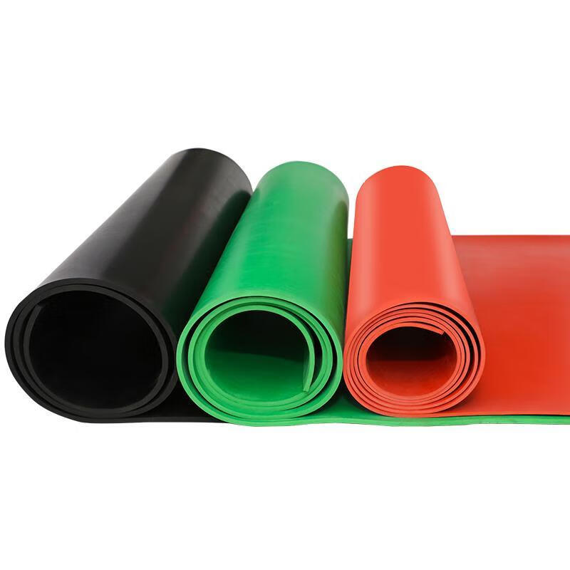Mo Peng insulating rubber mat rubber mat high voltage resistant insulating rubber sheet distribution room 10KV insulating blanket 3/5/8 mm rubber wear-resistant floor mat black flat surface 1 mm thick (width 1 meter * length 1 meter)