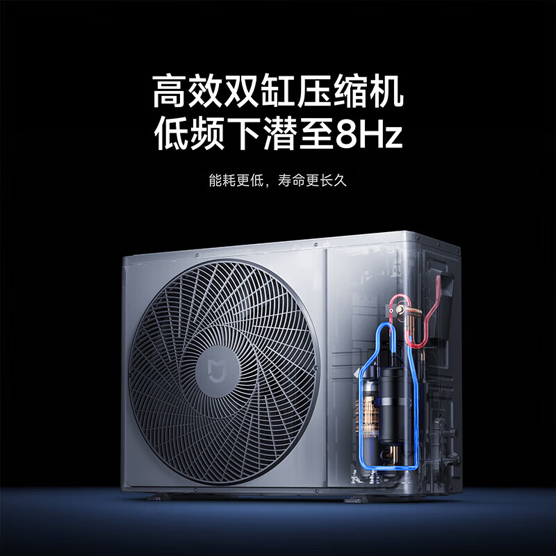 Xiaomi (MI) Mijia central air conditioner 3 HP huge power saving one-to-one air duct machine first level energy efficiency living room embedded intelligent interconnected frequency conversion 75FW-OC20/N3B1 2026 new model 3 HP first level energy efficiency huge power saving air duct machine