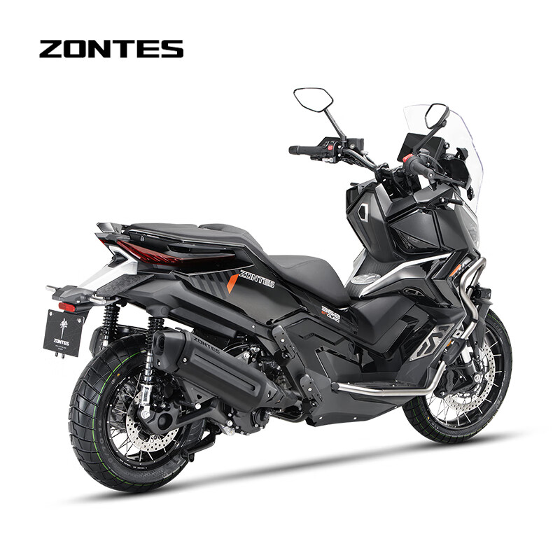 ZONTES 2026 new 368G electronic throttle version ADV scooter (shipped within 45 days after payment) Piano Black (Short Version)