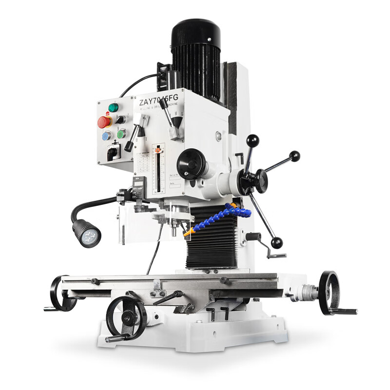 Haoxiang high-precision manual drilling and milling machine multi-functional spindle milling machine drilling machine small industrial 45 upgraded model