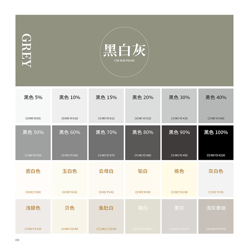 International standard four-color printing color matching manual (two copies) Special silver green gold red gold four-color overprinting CMYK chromatography four-color printing International standard printing chromatography book quinary, decimal color card Chinese traditional color Morandi Macaron four-color matching card color matching manual color card