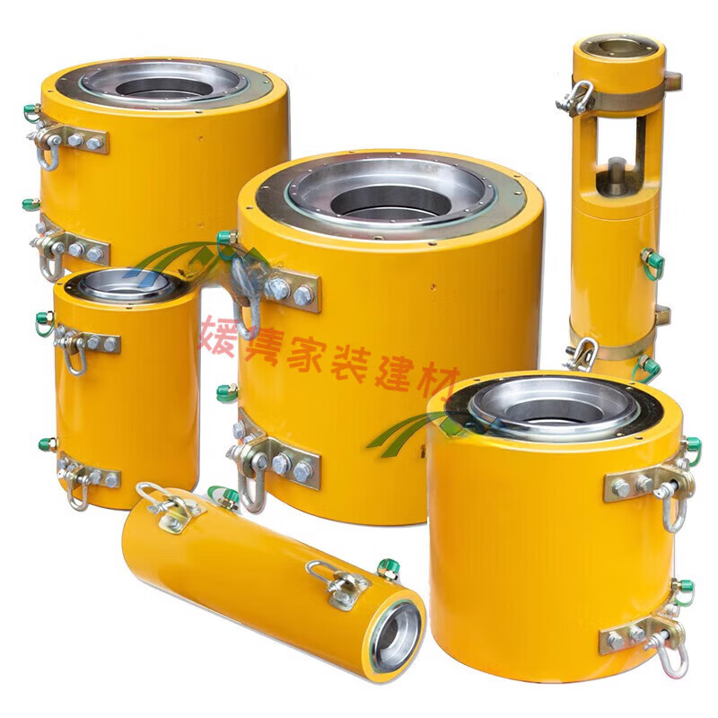 Kaooseen hollow front cassette oil roof equipment 500 tons dry gold intelligent prestressed tensioner through-core jack 200 tons 27MnSi steel 200 stroke