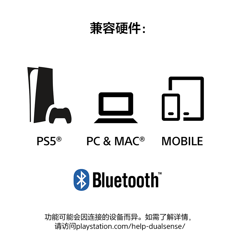 Sony (SONY) PS5 PlayStation DualSense wireless game controller ps5 controller original peripheral accessories