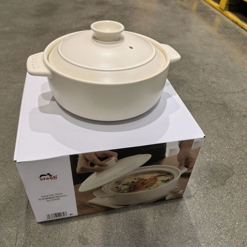 Shan-Mu Dalian Fabao hand-made coarse pottery casserole household anti-spill design ceramic stew pot gas stove 22ml