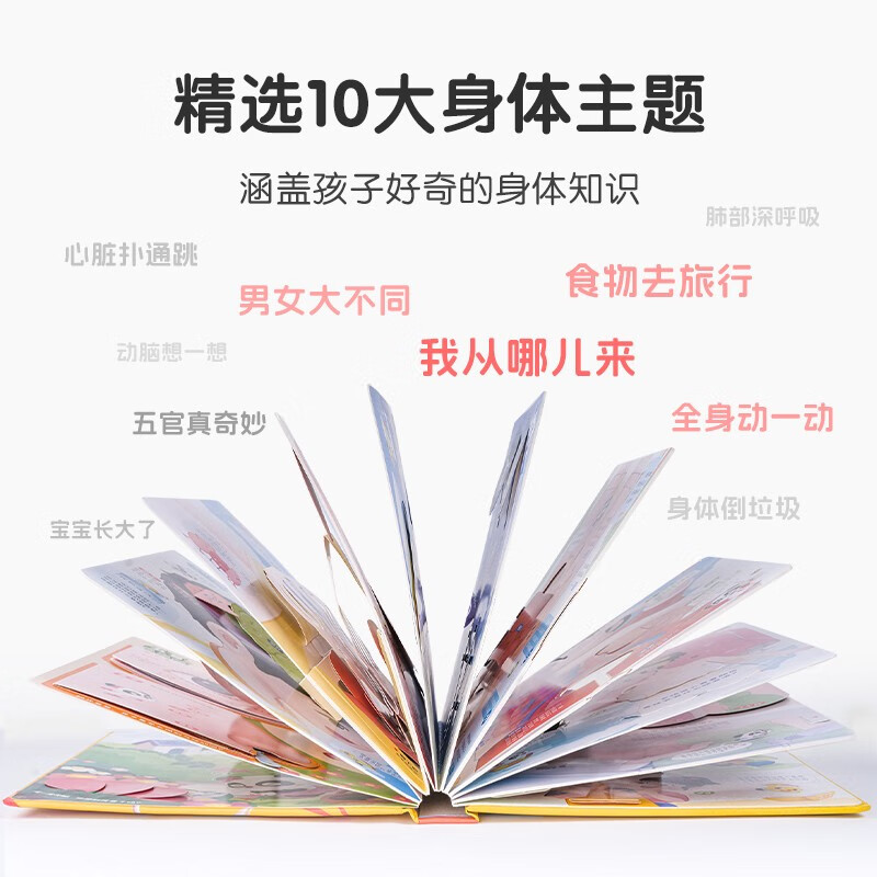 Wow! Wonderful Dinosaurs + Wonderful Bodies 2 volumes, 3-6 years old, dinosaur pop-up book, children's interactive cognitive picture book, popular science book, baby bus, click to read, audio book, audio book, early education audio book