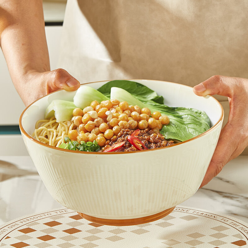 Guoyue light luxury simple bowl and dish set Jingdezhen underglaze color cream style tableware complete set of high-looking housewarming tableware and plates Encounter Shiguang underglaze color 56-piece gift box