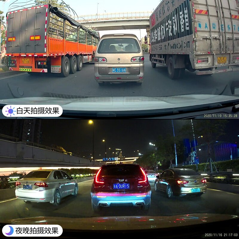 Lingzhou Audi a4l driving recorder special original factory wire-free high-definition night vision hidden mobile phone interconnection Audi a4 17-25 models Audi A4L special/black (single lens) 2160P 4K +128G high-speed U3 card