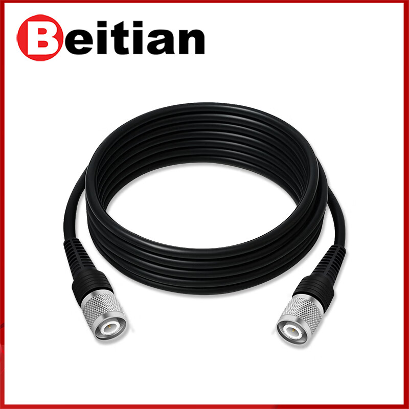 Beitian TNC-SMA coaxial pure copper injection molded connection feeder RTK antenna mushroom head SYV50-3 fixed base TNC-J/ TNC-J pure copper high-end version 10m