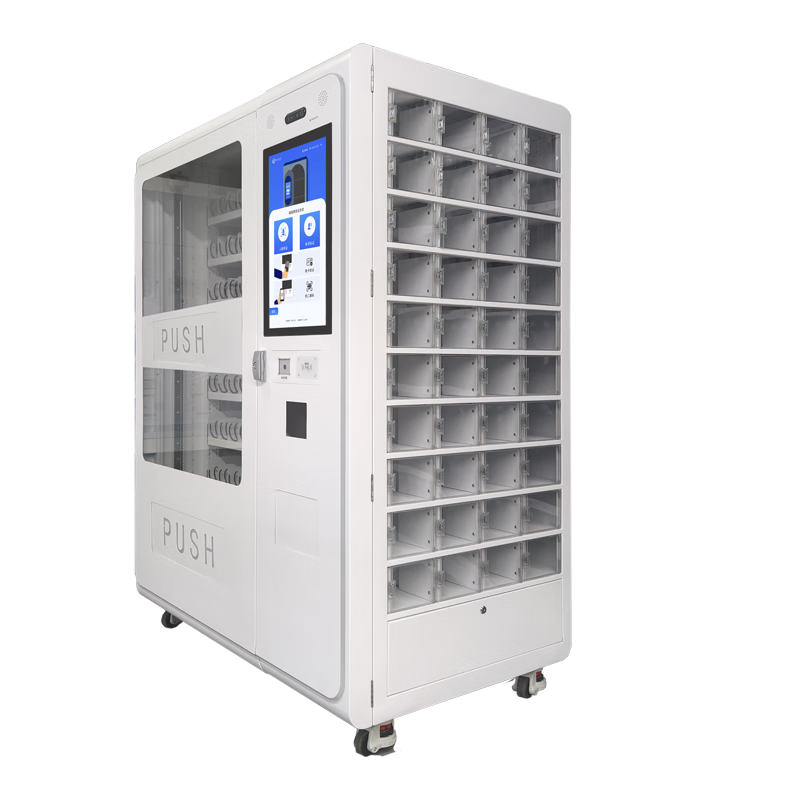 Zebra station smart tool management cabinet dual cargo lane pickup factory material management workshop consumables material distribution cabinet fixture inspection tool collection cabinet self-service workshop factory production material cabinet smart tool management cabinet-cargo lane customization 1790*1280*825