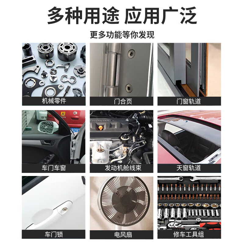Haoshun Wanwan+ industrial grade bolt loosening agent, quick cleaning, rust removal, abnormal noise, metal anti-rust door lock, lubricating oil, mechanical screws 450ml