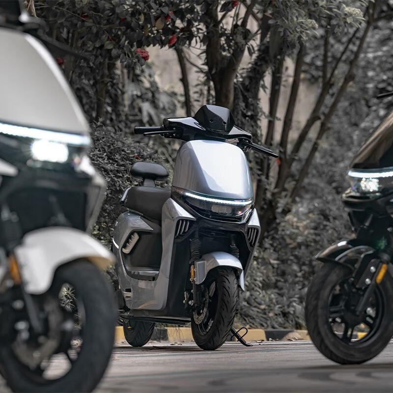 Dalong Yinghao Intelligent High-speed Long-distance Electric Motorcycle 72v Takeaway High Power Battery Long Range Electric Motorcycle Dark Night Black/Speed 50M/Front and Front Disc Brakes/Backrest Board Naked Bike Version Requires own battery/charger/no gifts