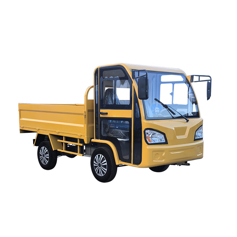 Huiyoujie pure electric garbage truck property community flatbed transport truck urban sanitation garbage collection truck small electric truck standard version 72V100AH (excluding dump three-door)