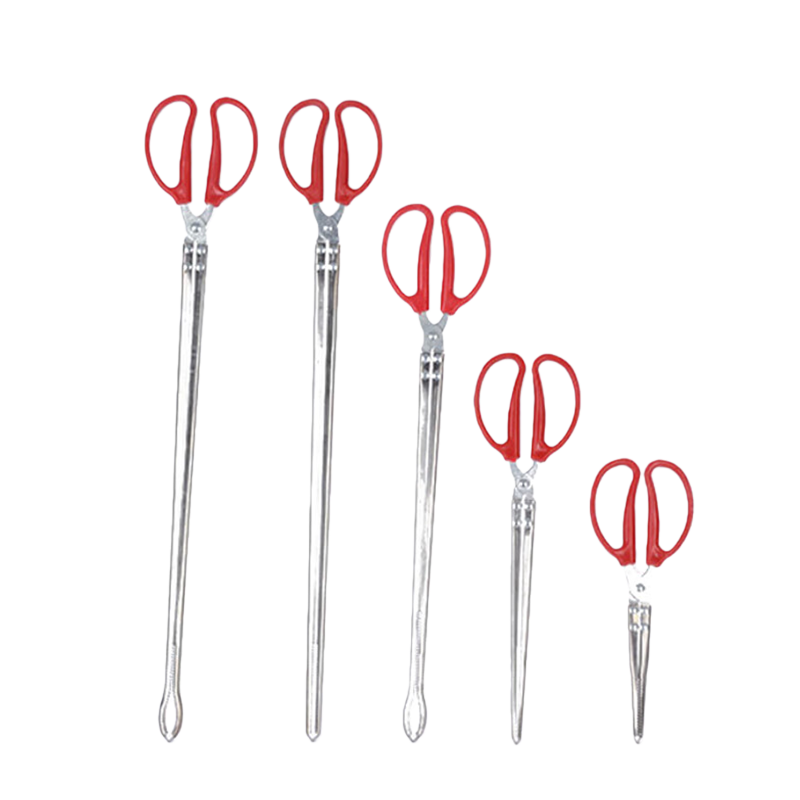 Kelibang clip stainless steel clip sanitation special garbage clip garbage rack curved mouth with teeth 38cm KB2041