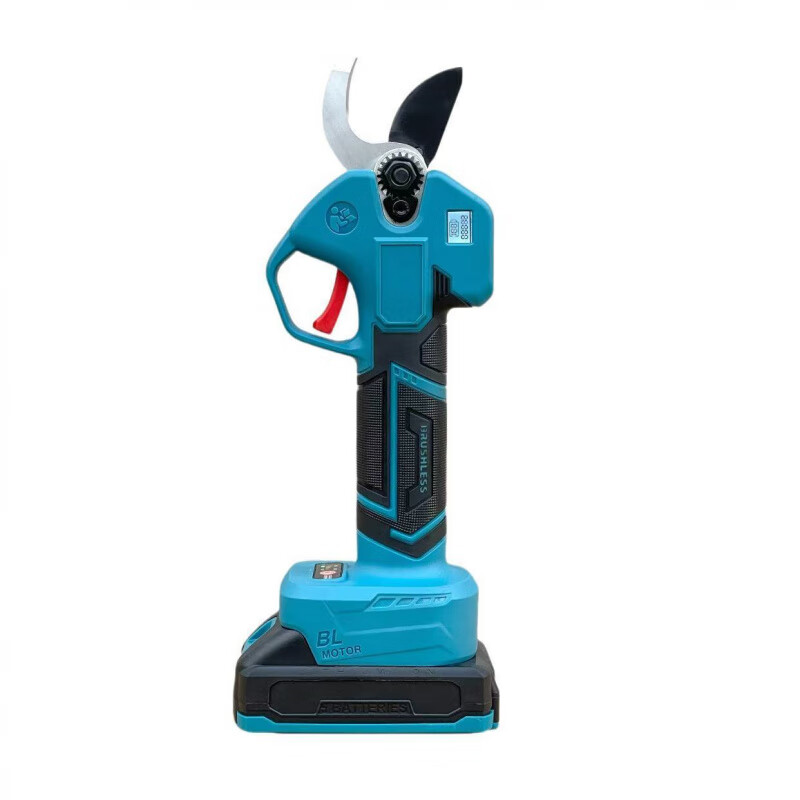 Kaosen lithium-ion pruning shears, new wireless garden electric shears, rechargeable brushless fruit tree shears, 2.5 opening bare metal (without digital display)
