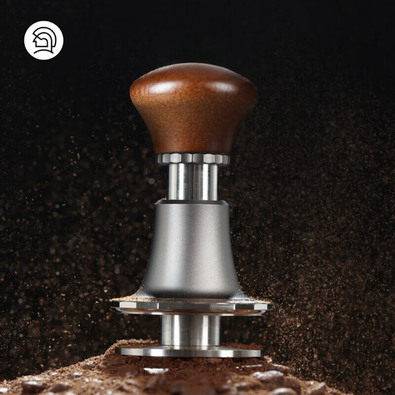 Hero Jianqi Constant Force Pressing Hammer Coffee Powder Press Italian Coffee Machine Force Impact Rebound Powder Hammer Powder Distributor Jianqi Powder Hammer Classic Version - Threaded Bottom 51mm