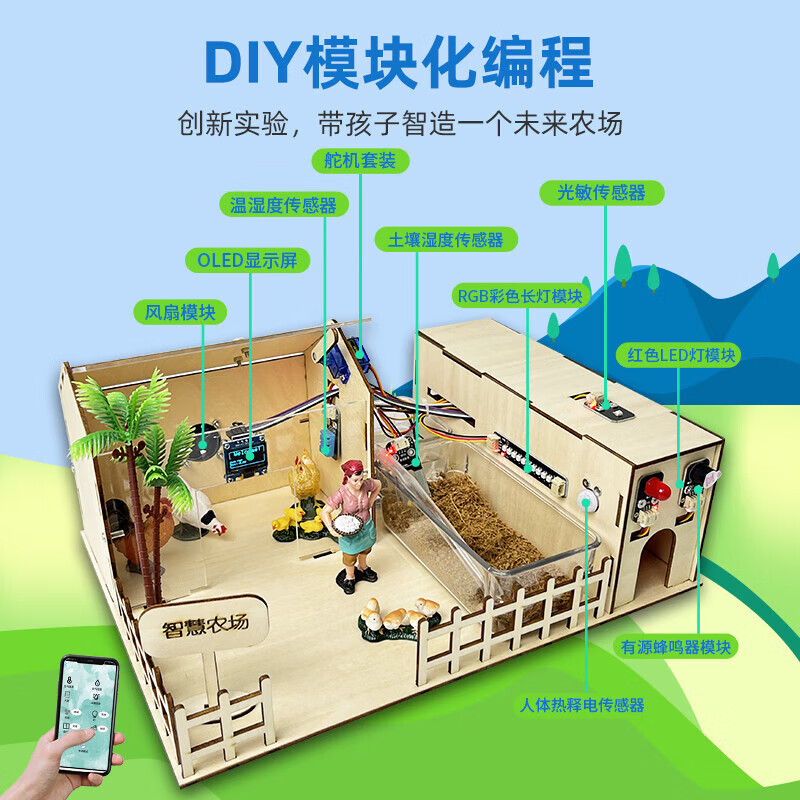 ArduinoUNO Smart Farm Programming Kit Microcontroller Graduation Competition Work STEAM
