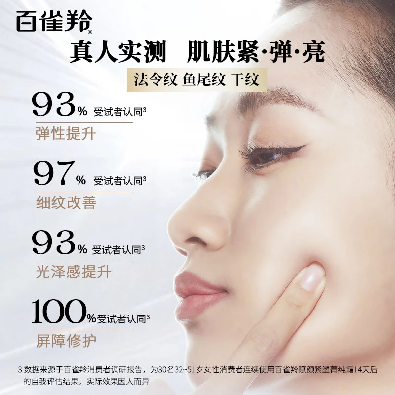 Pechoin Zhao Lusi's same model, age-reducing set of cleansing water cream, collagen cream, firming, anti-wrinkle and lightening of lines, New Year's gift