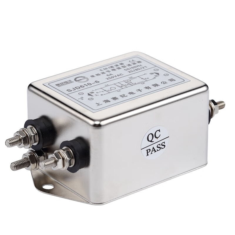 Saiji SJD610-3A single-phase AC variable frequency servo emi power filter 220V25A anti-interference purification EMC double-stage enhanced SJD610-1A filter