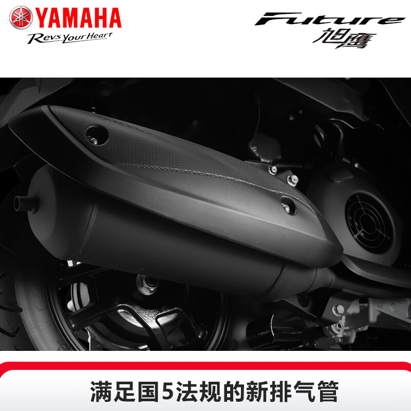 Yamaha (YAMAHA) motorcycle scooter Asahi Eagle 125 EFI car YAMAHA National IV new fuel vehicle complete vehicle can be licensed for takeout Asahi Eagle Yuedong Edition - Obsidian Black Online Suggested Retail Price