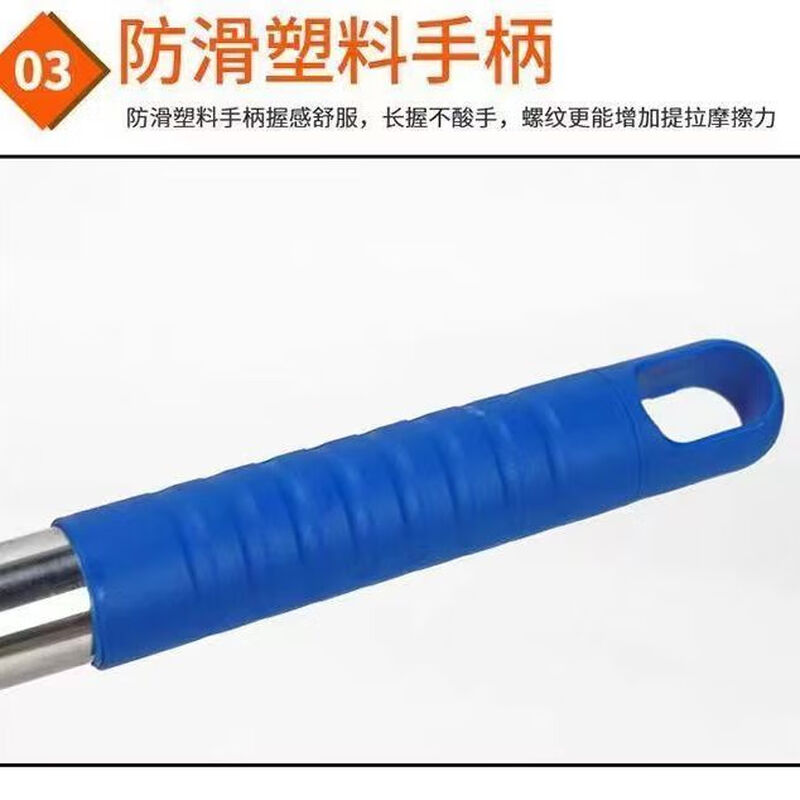 Mo Peng sanitation worker dustpan and rub bucket outdoor durable windproof cloth bag cleaning and cleaning bag bucket sanitation garbage bag thickened waterproof medium #bag+pole 1 set