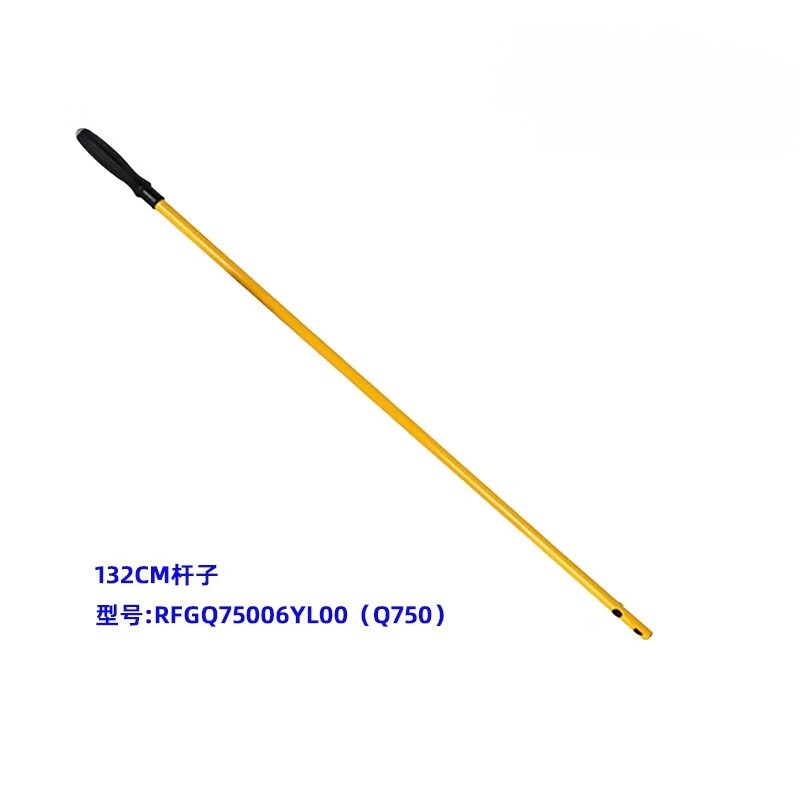 Rubber lazy stick cloth rotating water-absorbent straight flat mop commercial dust floor mop beauty mop pole