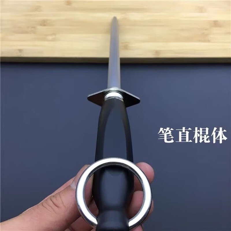 F.DICK German original imported stainless steel professional slaughtering commercial household medium grain sharpener stick knife sharpener medium grain round stick length 30CM