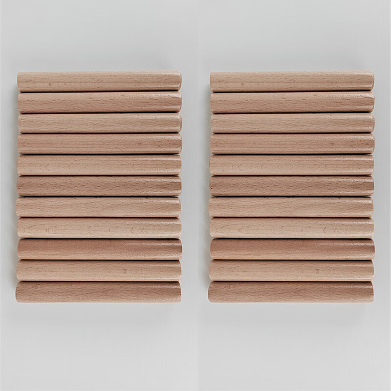 Raft core hole board accessories wooden sticks solid wood logs matchsticks matchstick storage hooks wooden laminate partitions customized pine varnish (20*10cm) suitable for 15 hole diameter 80 hole center