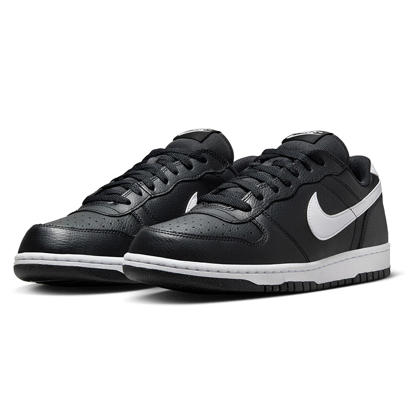 NIKE NIKE Men's Casual Shoes BIG NIKE LOW Sports Shoes 355152-016 Black and White 40