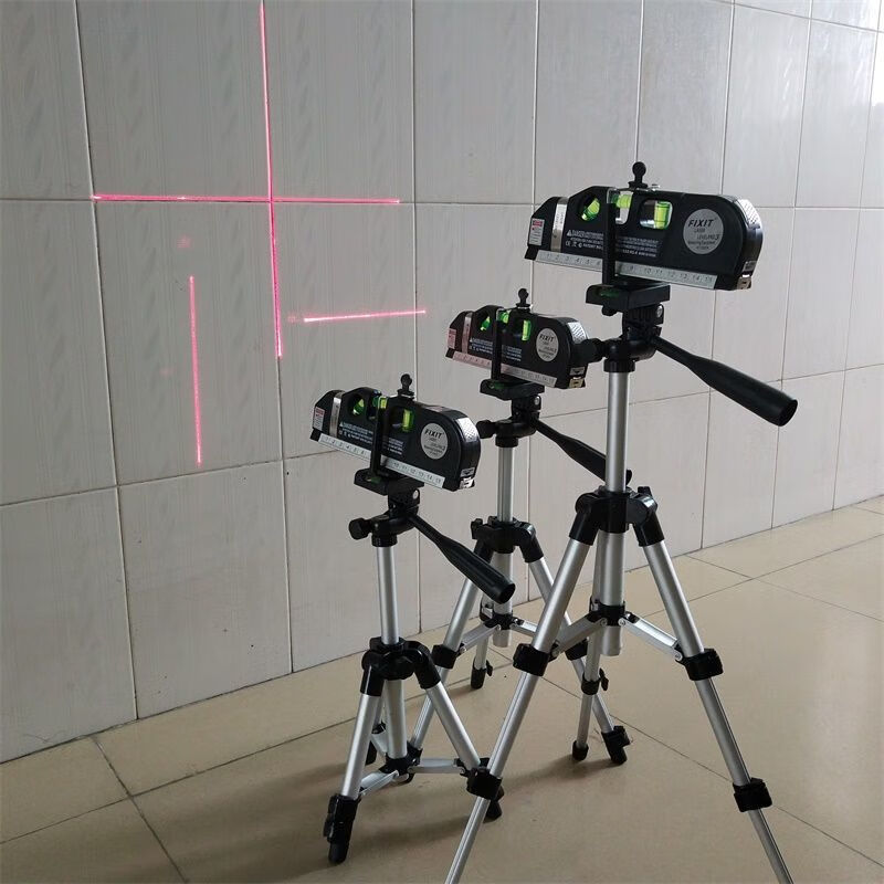 Rechargeable strong green light cross-line laser level infrared level meter tape measure electronic level casting line positioning strong magnetic lithium battery rechargeable strong green light + alloy bracket