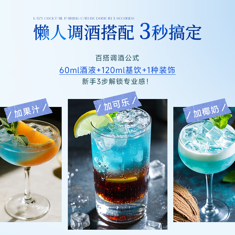 LOUIS BRANDON foreign wine gin 40 degrees 700ml single bottle spirits cocktail base gin lemon flavor cocktail gin and tonic