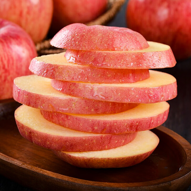 Jingxiansheng Shandong Yantai Red Fuji Apples 9 pounds, fruit diameter starting from 80mm, fresh fruit, direct shipping from the source, free shipping