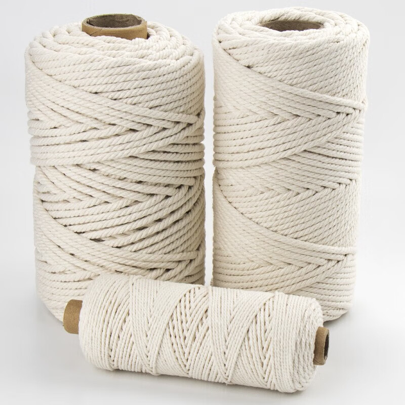 Hesdig JG-1101 Zongzi thread, cotton thread and rope material, tapestry braiding thread, diy hand-woven cotton rope, 2mm (200 meters/roll), Jingcang flash delivery