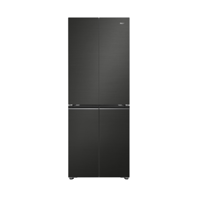 Haier 594mm professional ultra-thin zero-embedded 416-liter cross-folding four-door first-class dual-frequency home refrigerator BCD-416WGHTDB9JXU1