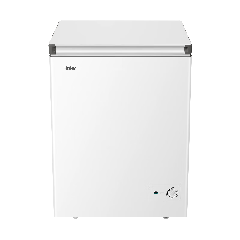 Haier Freezer Home Small Freezer No Need for Frequent Defrosting Ultra-low Temperature Quick Freezing - 40 Degrees New Level Energy Efficiency Deep Freezing Quick Freezing Full Refrigeration Conversion Dual-Purpose Single Temperature Freezer Refrigerator 142L Automatic Defrost - 30 Degrees Below