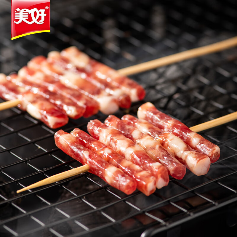 Beautiful small sausages 90g*4 Guangwei mini sweet sausage ingredients barbecue skewers spicy hot air fryer