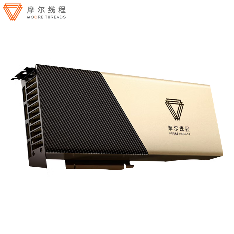 MOORE THREADS MTT S4000 48GB GPU graphics card large model intelligent computing acceleration 91% cluster linear acceleration ratio 8K display full precision calculation MTLink interconnection industrial packaging