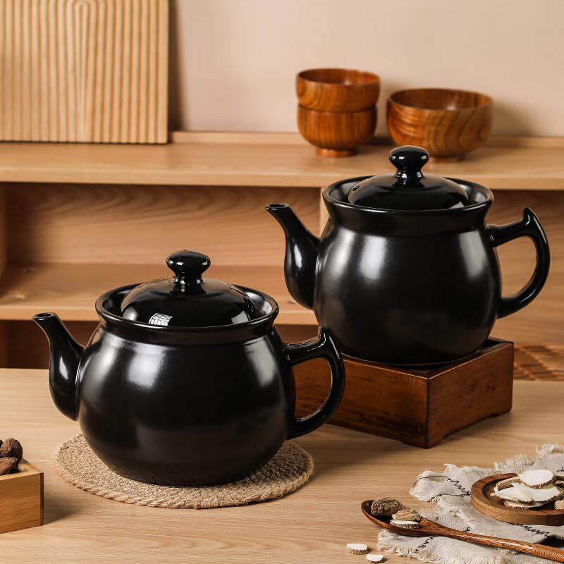 Yijia (IJARL) decoction casserole can open fire and heat-resistant Chinese medicine pot health pot Chinese medicine cooking jar household handle casserole 2.8 liters